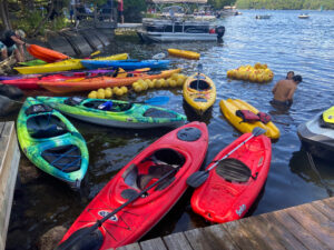 Se préparer pour les courses de kayak!
